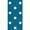 Bleu français, variante sur Ruban Grosgrain à pois Offray 39 mm