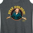 thumbnail image 3 of Golden Girls - Stay Golden - Women's Racerback Tank Top, 3 of 5