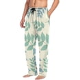 thumbnail image 5 of Tropical Palm Leaves Ghost Pajama Pants, Men's Lounge Pants Light with Drawstring and Pockets, Christmas New Year Birthday Father's Day Gifts, Medium, 5 of 7