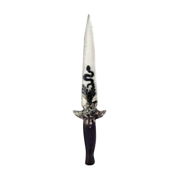 Flower Dagger Bookmark Set, Creative Floral Metal Page Markers, Decorative Book Accessories for Readers and Book Lovers, 2 Pieces B#070 Black