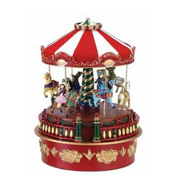 Creatice Christmas Carousel Decoration with Simple Decor