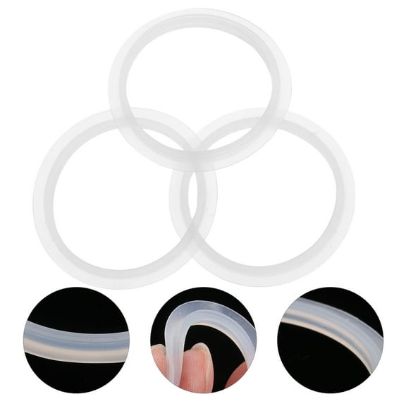 UPOUART Sink Sealing Washers Seal Ring White 3Pcs