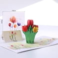 thumbnail image 3 of SDJMa 3D Greeting Cards for Mothers Day, Tulip Flower Card, Valentines Day, Wedding, Anniversary, Love, Romance, Thank You, Sympathy, All Occasion, 3 of 8