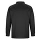 thumbnail image 3 of Blusa y camisa de manga larga con cuello vuelto para hombre, sudadera informal con botones de color liso, camisetas de poliéster para hombre con cuello vuelto de manga larga, 3 of 6