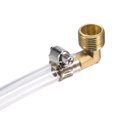 thumbnail image 6 of Uxcell 19mm Barb x G1/2 Male Thread Right Angle Brass Hose Fitting Elbow with Stainless Steel Hose Clamp, 6 of 6