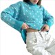 thumbnail image 3 of Suéter de Larga para Mujer, Suéteres Cortos de Gran Tamaño de Otoño, Tops de Punto con Cuello Redondo y Estampado de Velero Informal Lago Azul L, 3 of 7