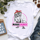 thumbnail image 4 of Camisetas con estampado de leopardo Mamasaurus de acuarela para niños, divertidas camisetas de algodón de verano con dinosaurio jurásico, ropa para niños, camisetas para bebés, 4 of 5