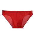 thumbnail image 4 of SGFCWSX Men's Sheer Ultra-Thin Briefs** Red XXL, 4 of 6