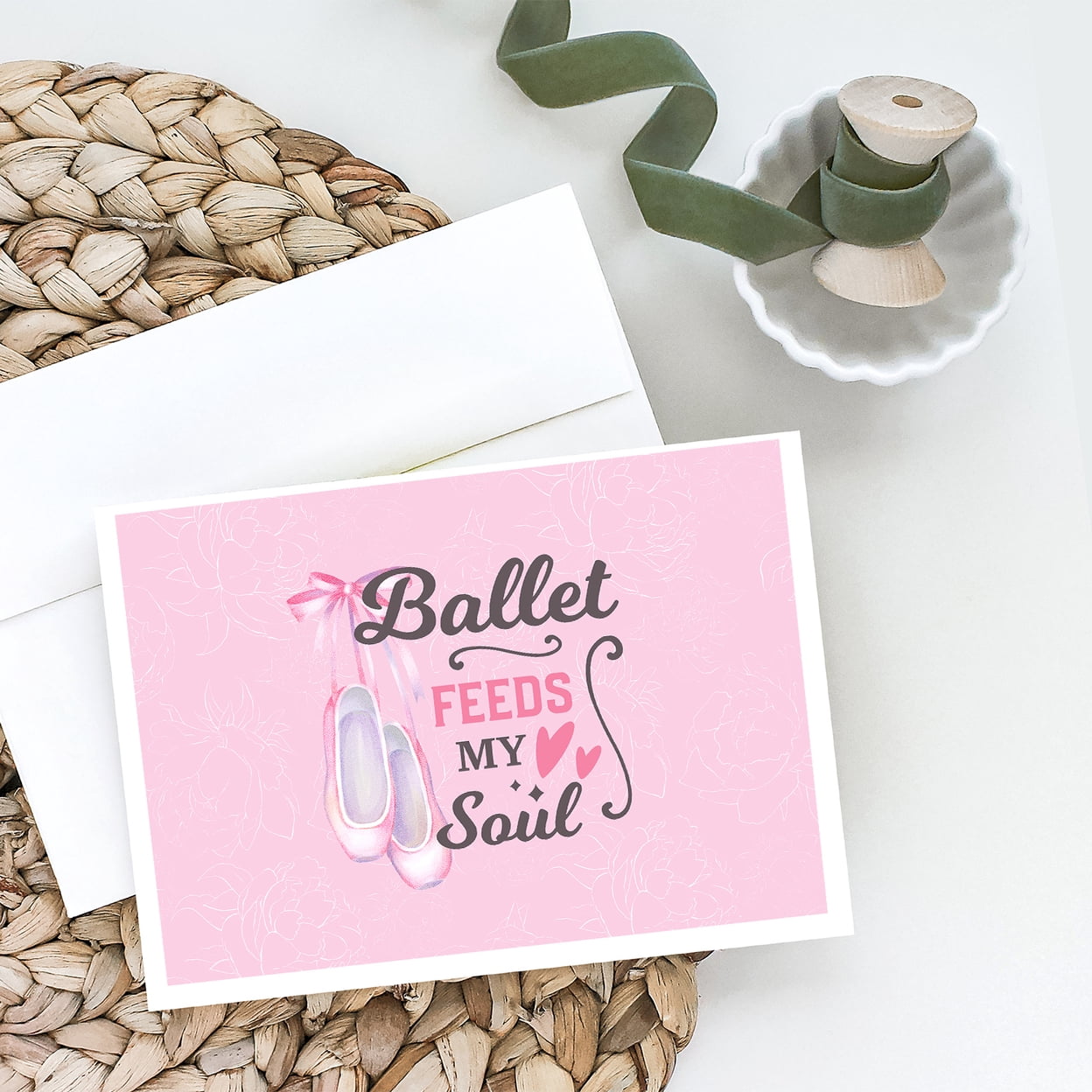 Ballet Feeds my Soul Greeting Cards and Envelopes Pack of 8