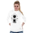 thumbnail image 3 of Hourglass Hands Crystal Ball Celestial Women Plus Size Long Sleeve Graphic Tee Brisco Brands 3X, 3 of 5