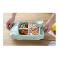 thumbnail image 5 of Divided Plates Set with Removable Sections Car-Shaped Bamboo Fiber Feeding Tray and Snack Cups, 5 of 9