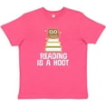 thumbnail image 3 of Inktastic Reading Is A Hoot Librarian Gift Youth T-Shirt, 3 of 5
