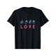 thumbnail image 2 of Love Sign Language Tee Cute Pink Valentines Day T-ShirtFather's Day, Mother's Day, New Year, SpringCamisetas para mujer, lindas camisetas con estampado gráfico, de manga corta, estilo casual, para ve, 2 of 8