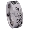 thumbnail image 3 of Owl Tungsten Carbide Ring, 3 of 6