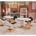 thumbnail image 2 of Hair salon mirror with light, beauty and makeup, hair cutting mirror My Lux Decor Round, 2 of 15