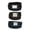 Black Brown and Navy, variant on CTM Kids' Elastic Stretch Belt with Magnetic Buckle (Pack of 3 Colors)