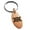 Rose, variant on Stainless Steel Aztec Universe Rune Engraved Small Oval Charm Keychain Keyring