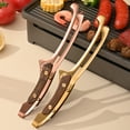 thumbnail image 3 of Ludlz Food Tong Heat Insulated Anti-scalding Grill Meat Clip Easy to Clean Wooen Handle Stainless Steel Tea Clamp BBQ Tool, 3 of 8