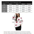 thumbnail image 6 of Heart Sweaters for Women Valentine Day Long Sleeve Crewneck Sweaters Casual Loose Cute Pullover Sweater Shermie, 6 of 6