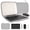 Gray+Black, variant on Universal Sleeve Bag Case For 10" Tablet With USB Keyboard, Mouse set,Pink