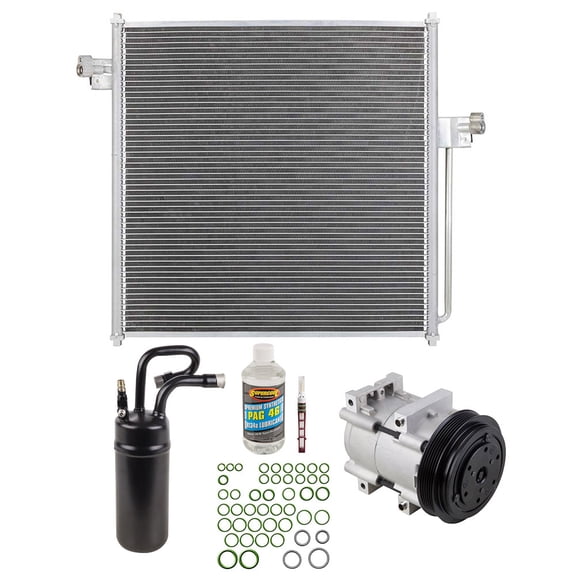 For Ford Ranger Mazda B2500 1998-01 A/C Kit w/ AC Compressor Condenser Drier - BuyAutoParts