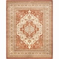 thumbnail image 3 of Safavieh Florenteen 2' X 8' Power Loomed Rug in Rust and Ivory, 3 of 3