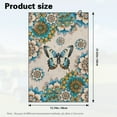 thumbnail image 7 of Yuyamidu Boho Flowers Golf Towel Butterfly Golf Club Towel, Easy to Carry Golf Towels for Golf Bags for Men Women, 7 of 7