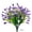 #2 Purple【2x Artificial Flowers】, variant on Artificial Calla Lily Bouquet, Artificial Plastic Flowers for Outdoor Garden, Home Tabletop Floral Arrangement, Indoor Porch Decor Flowers, 2 Pcs, SouMaox