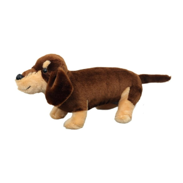 Lindo sofá de peluche con forma de perro, adorno de dibujos animados, divertido juguete de peluche para abrazar, perro salchicha de peluche para niños 30 centímetros