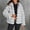 Grey, variant on Women Warm Long Sleeve Solid Jacket Long Sleeve Zipper Outerwear Coat Winter Jacket for Women Lost Peak Jacket Women Hooded Jacket 25k Jacket Light Weight Jacket for Women Figs Scrub Jacket Women