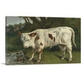 thumbnail image 1 of ARTCANVAS The White Veal Canvas Art Print by Gustave Courbet - Size: 18" x 12" (1.50" Deep), 1 of 9