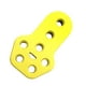 thumbnail image 4 of 1 buje de suspensión de tubo, pieza de modificación de 7 orificios, amortiguador de goma de 11mm de diámetro interior amarillo Zulema Buje colgante de escape, 4 of 8