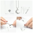 thumbnail image 6 of Moon Cremation Pendant Small Urns For Ashes Keepsake Urn Necklace, 6 of 6