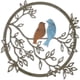 thumbnail image 2 of Arte de metal con forma de rama de pájaro para decoración de pared, hogar, jardín, exterior, dormitorio, arte de hierro, decoración colgante, arte de pared de metal, rama de árbol de pájaro, 2 of 6