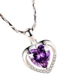 thumbnail image 3 of collar de corazón collar en forma de corazón collar de dijes collar colgante de corazón collar de corazón, 3 of 8