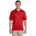 thumbnail image 1 of Gildan Adulte 6 Oz, Polo en Jersey 50/50 - Rouge - m - (Style G880 - Étiquette Originale), 1 of 1