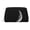 Silver, variant on Travel Makeup Bag Crescent Moon Wide-open PU Leather Cosmetic Toiletry Pouch with Dividers & Zipper for Women Gold
