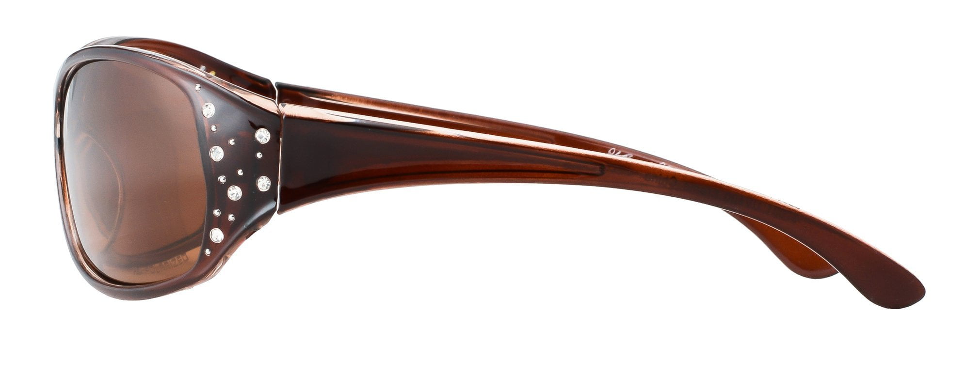 Buy HZ Series Elettra Women's Premium Polarized Sunglasses by Hornz Honey Amber Frame