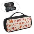 thumbnail image 2 of COEQINE Thanksgiving Maple Leaves Stethoscope Storage Bag Musical Note Nurse Pouch with Stethoscope Holder Storage Zipper Bags for Organizing Stethoscope Case for Nurse and Doctor, 2 of 7