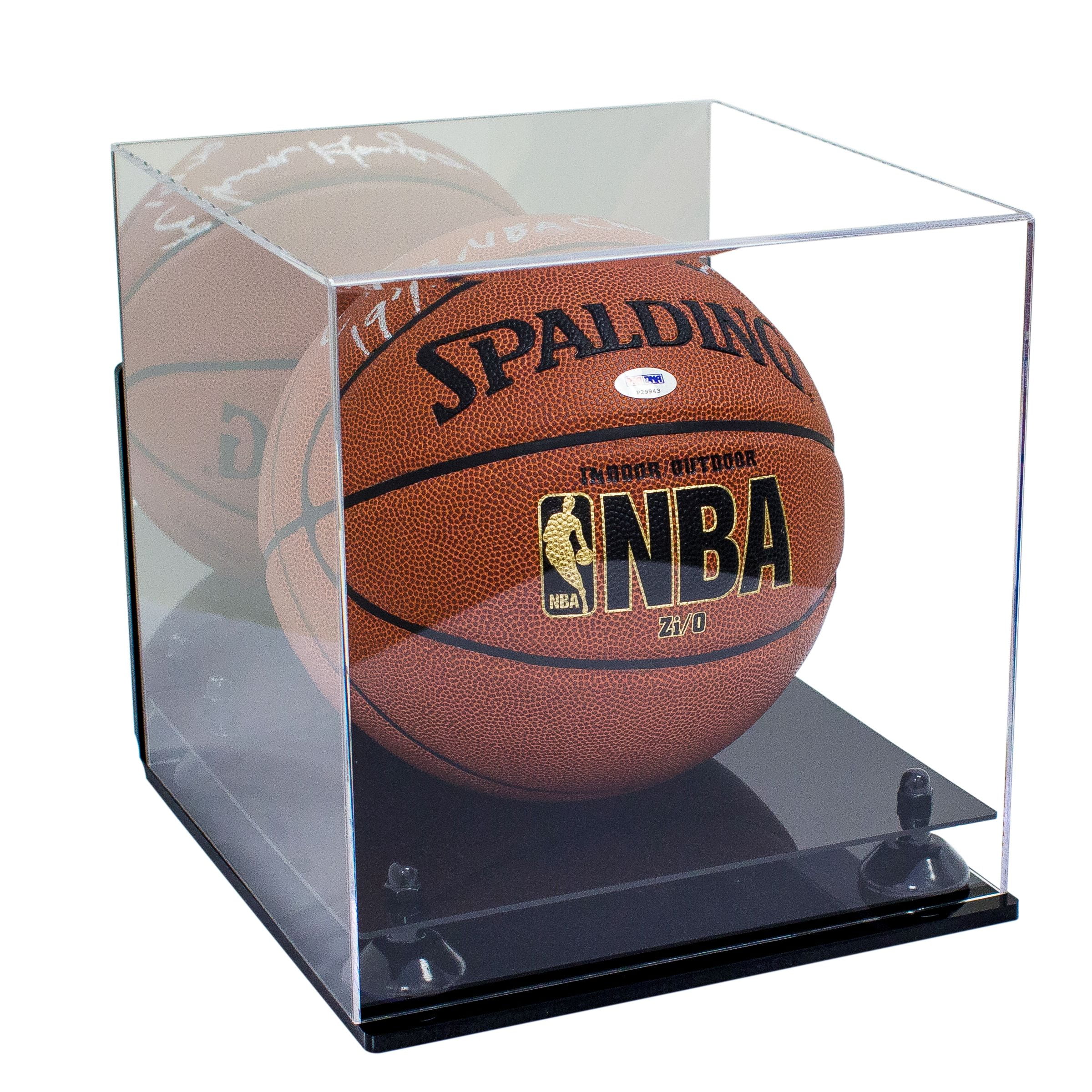 Sports Display Case Full Size Basketball Display Case with Mirror/ Wall