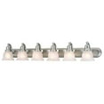 thumbnail image 1 of Lasalle 6 Light Brushed Nickel Bathroom Vanity Fixture, 1 of 1