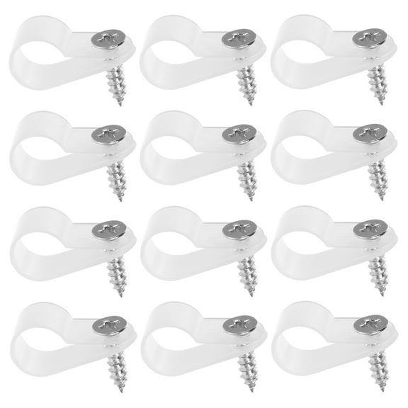 Raindrops 200Pcs Plastic Cable Clips for Cord Management and Wire Fixing Other Places