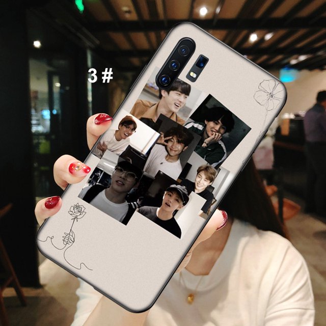 Vivo Y11 Y12 Y15 Y17 Y5s Y53 Y55 Y55s Y69 Y71 Y81 Y81s Y91C Y91 Y93 Y95 Funda Protectora Para Teléfono Blanda BZ127 BTS Estética