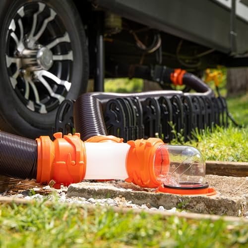 Camco 39736 Gomito Rhinoflex 4-in-1 Girevole Con Attacco A Baionetta - Per Collegamenti RV - Foto 8