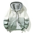 thumbnail image 1 of RXIRUCGD Veste à Capuche Slim Mode pour Hommes, Vert Armée, Taille : L, 1 of 5