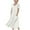 White, variant on Diufon Girls Cotton Linen Dress Oversized Short Sleeve Crewneck Dress Casual Loose Dress with Pockets