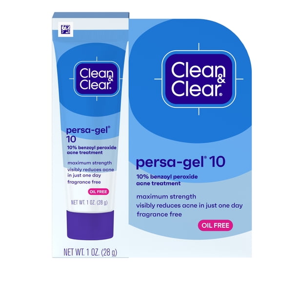 Clean & Clear Persa-Gel 10 Acne Treatment, Benzoyl Peroxide, 1 fl. oz