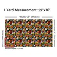 thumbnail image 3 of Manfei Delicious Fast Food Sewing & Crafting Fabric (1 Yard) for Kids, Hamburger French Fries Home Decor Fabric by the Yard, Drinks Juice DIY Fabric, 3 of 6