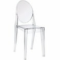 thumbnail image 1 of Nicer Furniture Ghost Clear Side Chair, 1 of 5