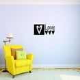 thumbnail image 1 of New Wall Ideas Love Square Design 20x40 Inches, 1 of 1
